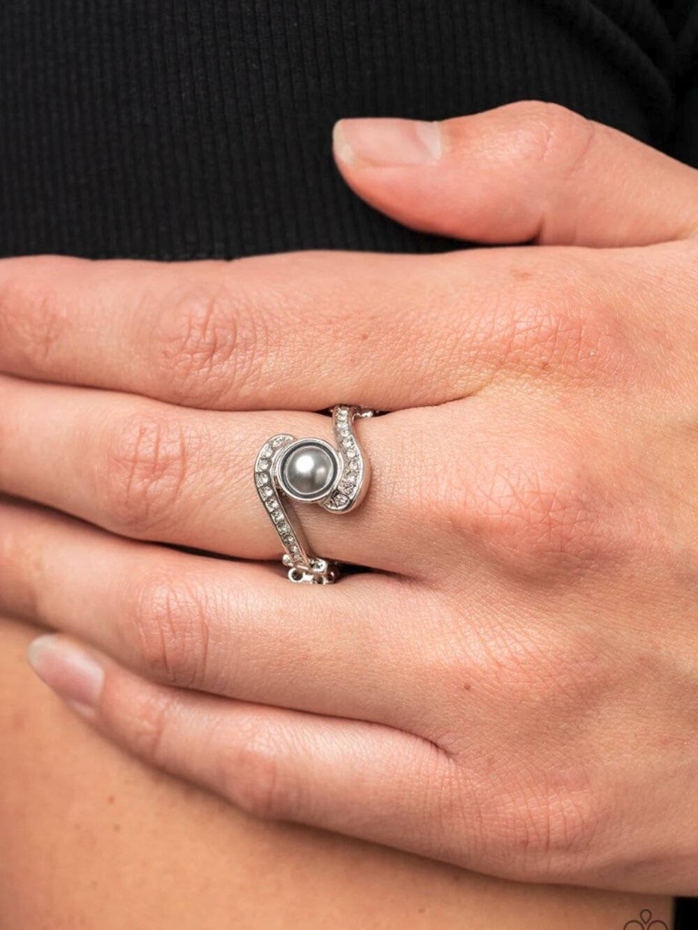 Paparazzi Jewelry Accessories - Envious Enrapture - Silver Ring - Vintage